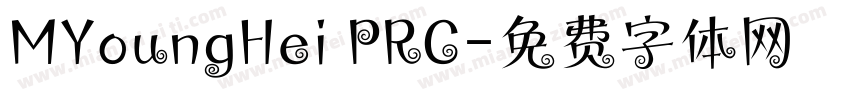 MYoungHei PRC字体转换